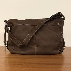 NWOT Chocolate Brown Leather Fossil Bag